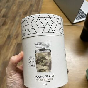 BrüMate Forest Camo Rocks Glass